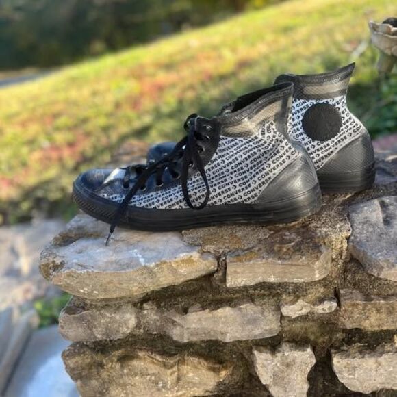 Converse Chuck Taylor All StarTranslucent Black Hi Top Sneakers Mens Size 13 - Picture 6 of 10